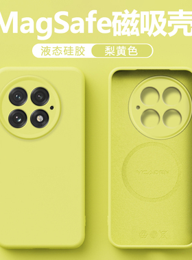 仙阁里适用于一加13手机壳新款1+15液态硅胶一加Ace6的磁吸保护套oneplus13全包防摔ace5pro车载magsafe