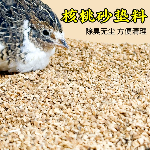 Разрушивание куриного подушечника Ферментированное кровать питомец дезодорирование орехового песчаного ядра ингредиенты