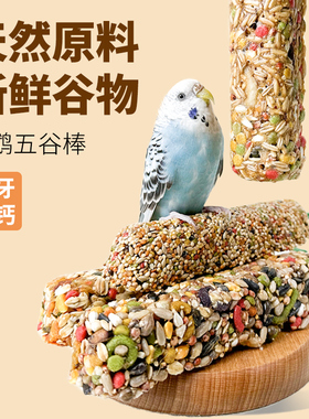 虎皮玄凤鹦鹉专用零食磨牙棒谷物啃咬玩具用品训练奖励食物滋养丸