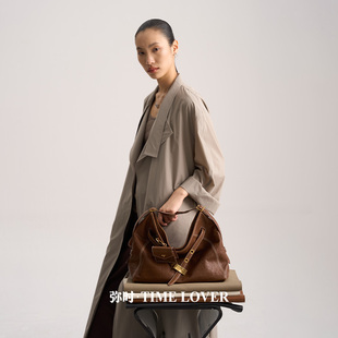 Time lover【店播】向野hobo女士斜跨单肩软托特通勤高级感大容量