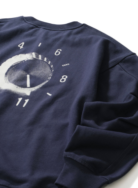 HavenYard 「收音机调频」主题宽松秋冬圆领卫衣