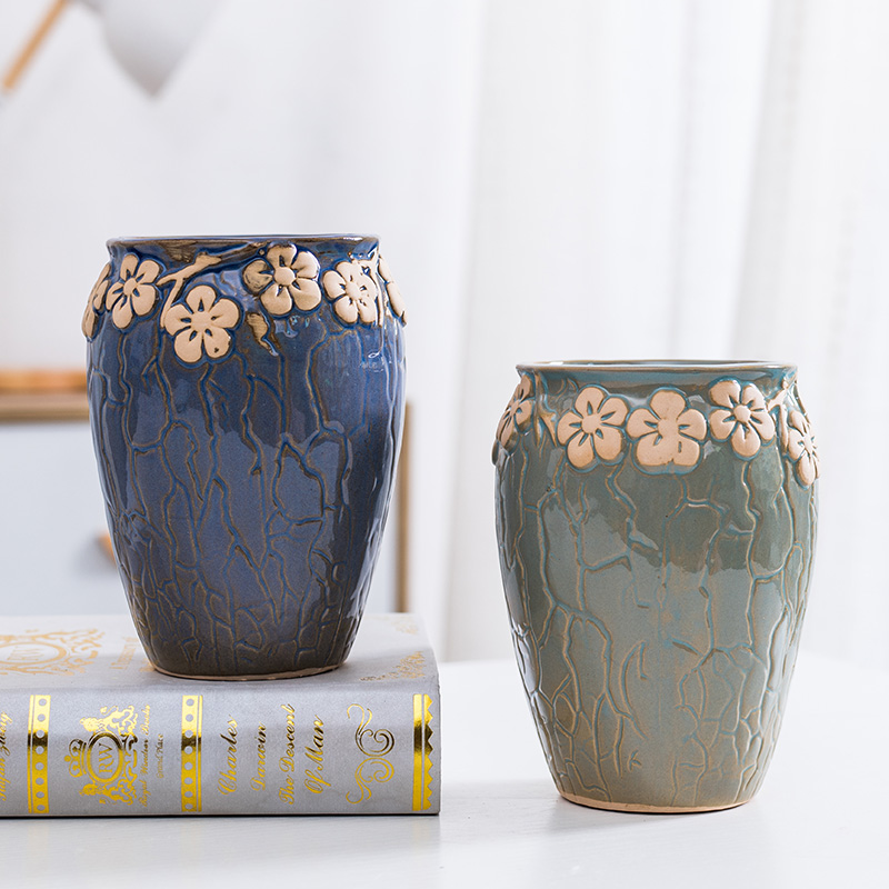 创意多肉花盆大号陶瓷老桩盆缺口