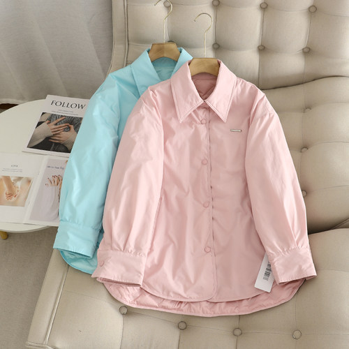 通勤常规POLO领羽绒服