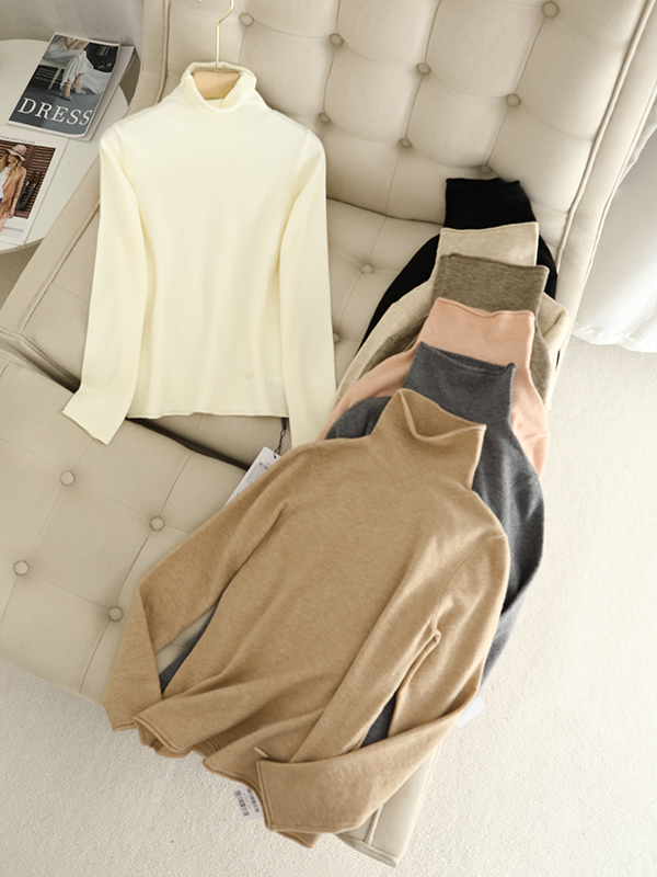 针织高领打底打底衫长袖针织衫