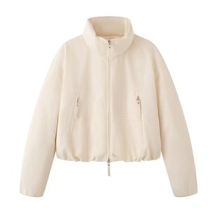 鸟家！2025秋冬新款简约大气时髦百搭高级感立领短款轻薄羽绒服女