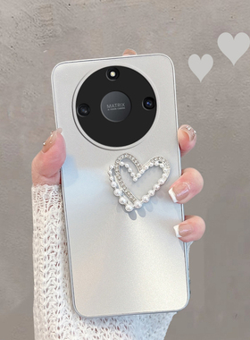 适用于华为荣耀x50手机壳x40新款x50gt极光ali-an00简约rmo-anoo爱心x5o创意x4o女叉五零全包防摔四零曲屏50x