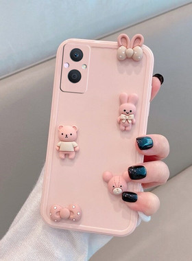 适用于oppoa96手机壳女pfum10可爱0pp0a96卡通opa965g新款5g女生oppa软壳0ppoa全包opopa防摔oppora创意poopa
