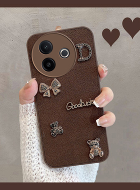 适用于vivoy300i手机壳新款女V2444A可爱viv0y300i复古丫300l个性创意voy全包防摔vovoy步步高voviy维沃viviy