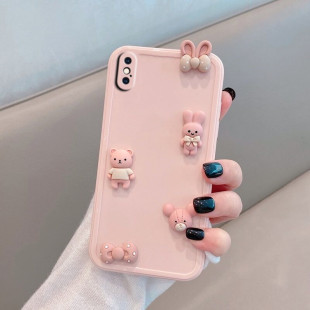 适用于苹果x手机壳iphone新款 xs可爱iphonex卡通iphonexs女iponex立体ix软壳ipx全包iponexs叉ipxs防摔套超萌