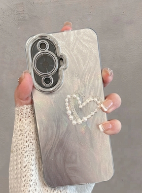 适用于华为nova12活力版手机壳hinova11新款n11pro女fin一al60简约foa-al00时尚note全包防摔ultra自带镜头膜