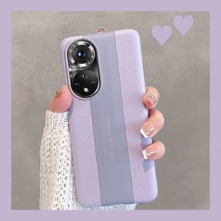 适用于华为荣耀50手机壳nova9新款 hinova9pro简约nth一an00曲屏曲面屏novo五零nava全包note9por女nowa防摔hi