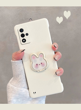 适用于oppoa93s手机壳新款pfgmoo半包0pp0a93s5g硬壳opa无边框opoa超薄0ppoa兔子带支架古董白pfgm00女oppa