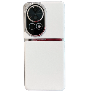 适用于华为nova13手机壳novo12pro新款n12ultra简约nava时尚nowa女款n0va皮纹navo高级感note12por白色硬壳u