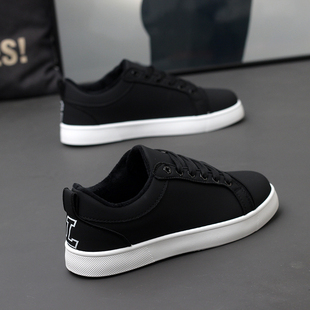 冬季加绒保暖男士棉鞋潮牌德训鞋百搭高颜值轻奢红底潮流休闲板鞋