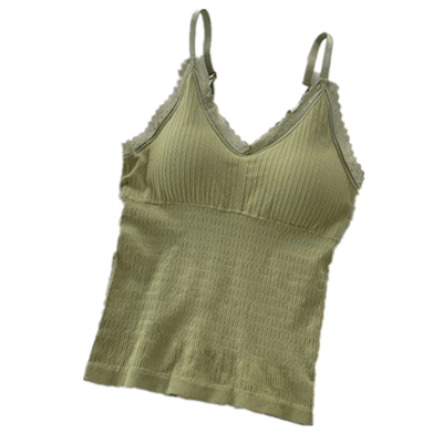 吊带背心女夏季外穿潮内搭长款无袖T恤蕾丝修身bf学生V领打底上衣