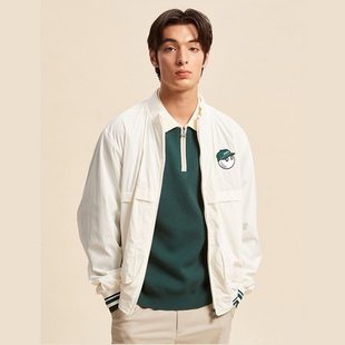 外套防风夹克防水拉链时尚 长袖 球上衣 GOLF高尔夫男士 韩国MALBON