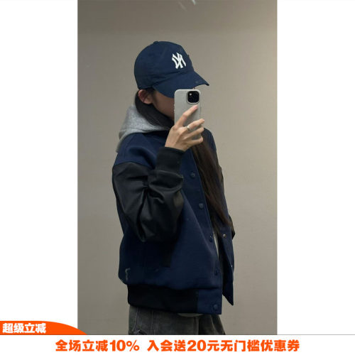 NOVACAM 美式复古cleanfit街头休闲高街短款vibe棒球夹克外套男