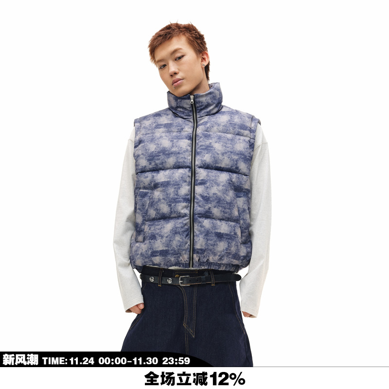 NOVACAM休闲美式廓形重磅马甲