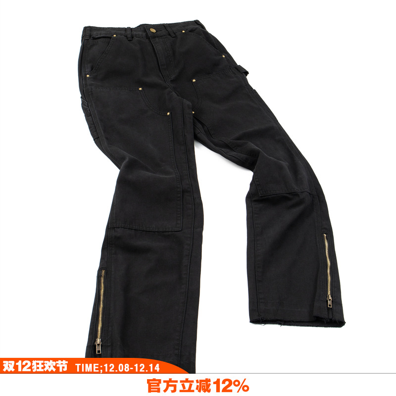 NOVACAM高街美式伐木工装裤