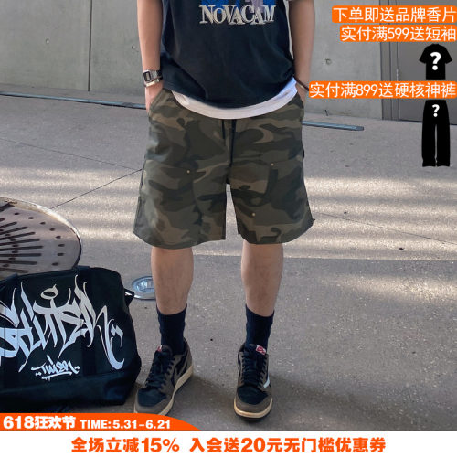 NOVACAM迷彩伐木工装短裤美式