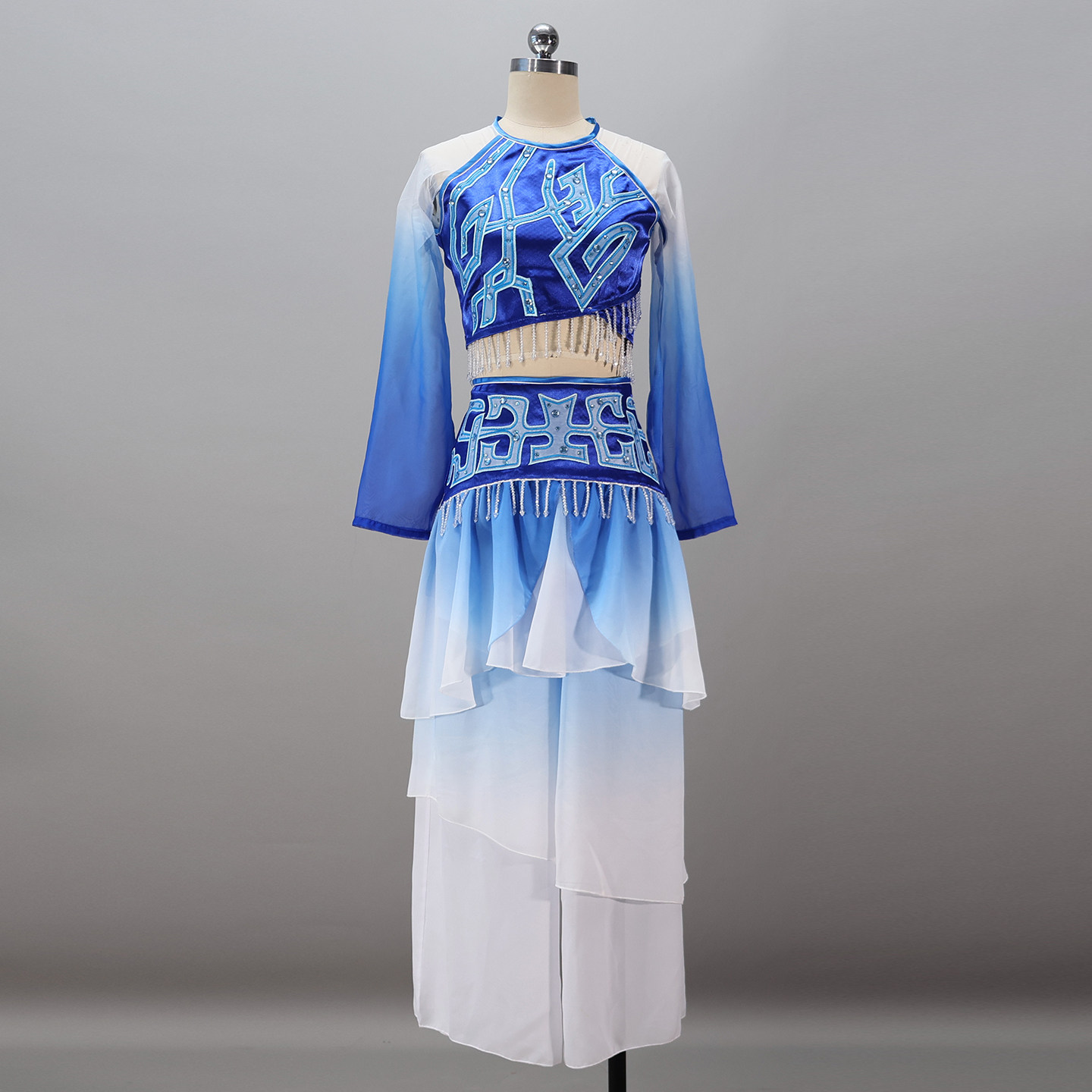 桃李杯罗敷行古典舞演出服女定制