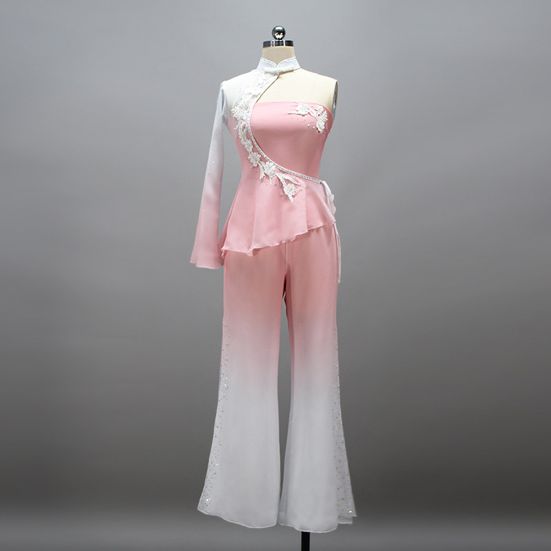 胶州舞蹈演出服学生艺考舞台表演服装成人秧歌舞考级练功服女定制