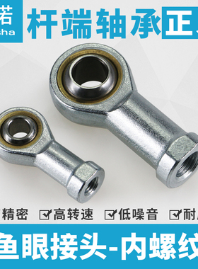 关节轴承球头杆端鱼眼接头FM连杆内螺纹SI6*1/8*1.25/16X1.5/20TK