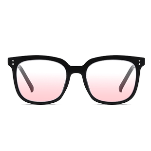 gm腮红渐变粉眼镜女黑框防辐射抗蓝光近视眼镜框可配度数素颜神器