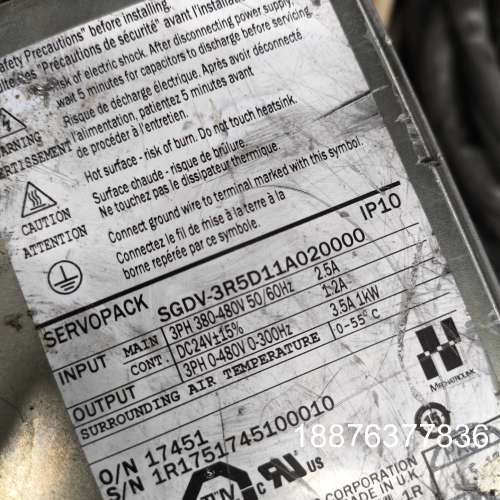 安川伺服驱动器 SGDV-3R5D11A020000 厂里出议价
