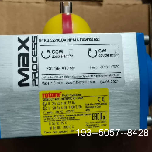 议价Max 气动执行器GTKB.52X90.DA.NP14A.F详谈
