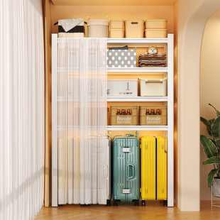 下空式置物架洗衣机上方架子家用行李箱收纳架房间阳台储物高脚架