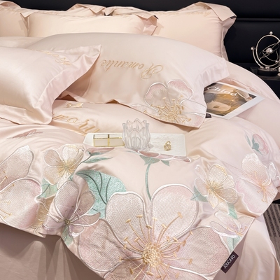 A类200支长绒棉四件套礼盒装