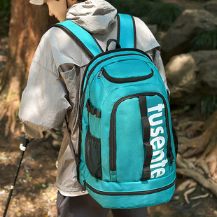 复古日系工装双肩包女小众设计感美式校园学生书包男大容量背包潮