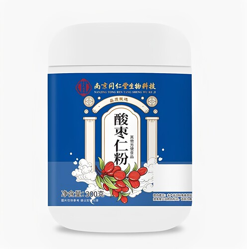 南京同仁堂生物科技乐氏南同酸枣仁粉300克/罐正品