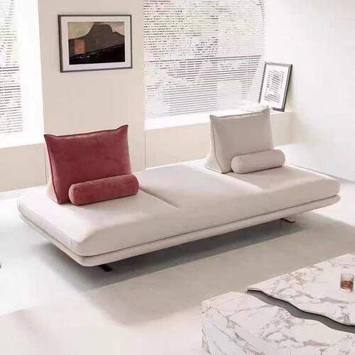 意式极简普拉多沙发写意空间轻奢小户型设计师双面坐布艺沙发