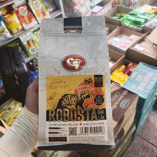越南 Golden Weasel 咖啡豆 中度烘培黑咖啡 多省包邮