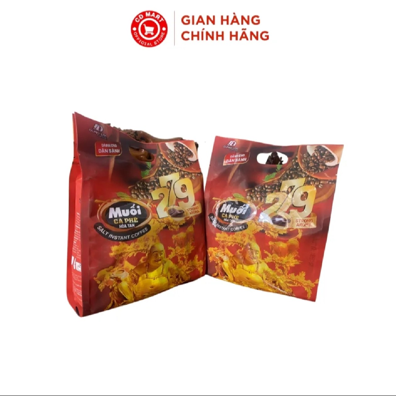 越南原装正品DUNG LOI279金佛海盐咸味三合一速溶咖啡256克代购