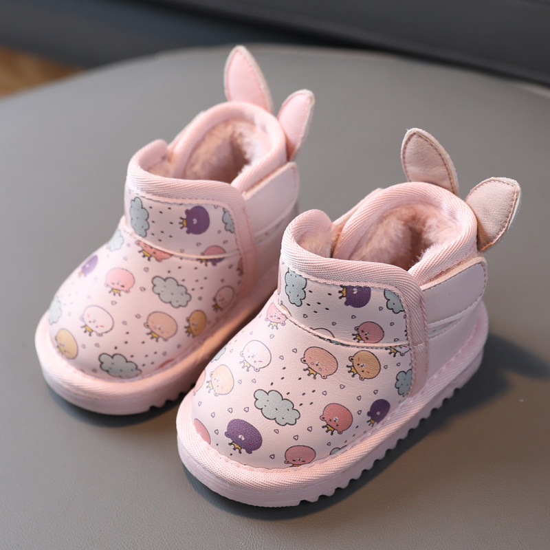 宝宝雪地靴冬季儿童加绒加厚靴子婴儿厚棉学步鞋男童防滑软底短靴,童鞋/婴儿鞋/亲子鞋,学步鞋,淘宝优惠券,粉丝福利购,淘宝优惠卷