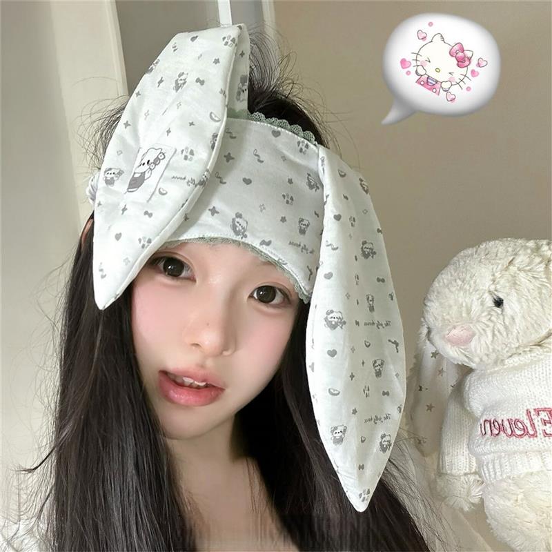 兔子眼罩缓解眼疲劳助眠睡觉睡眠0压感可爱耳朵粉色专用女士午睡