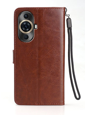 适用华为Nova11Pro手机壳皮夹华为GOA-AL80保护套6.78英寸华为GOA一AL80外壳翻盖nava插卡nove男士navo软壳NO