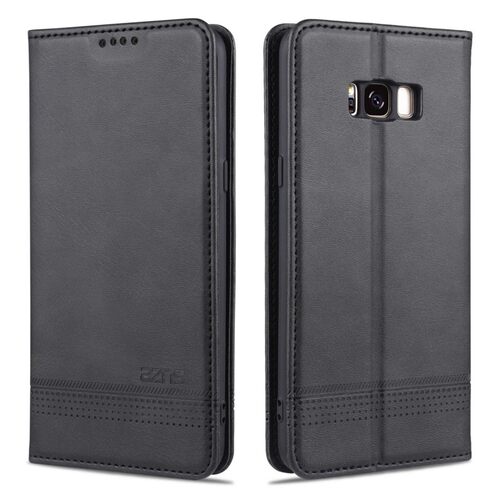适用三星galaxy s8+手机壳翻盖G9558外壳6.2寸s8plus保护套皮夹大屏全包SM一G9550男士SM-G9550软壳s89550简?