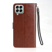 5G手机壳6.70英寸SM M536B外壳翻盖SMM536B DS保护套皮夹M536B男士 适用三星M53 M5360新款 Galaxy钢化膜samsun