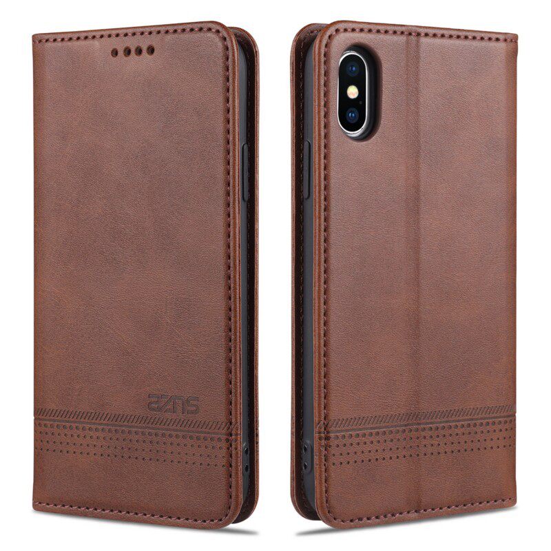 适用iPhoneX手机壳翻盖ipX保护套5.8寸苹果x外壳插卡a1901男士MQA82CH/A钱包款MQCR2LL/A硅胶a1865插卡MQC22J