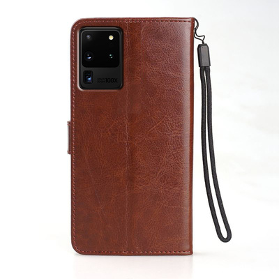 适用三星Galaxy S20 Ultra手机壳6.9英寸G988F保护套翻盖SM-G9880外壳皮夹G988N新款G988U钱包款SM一G9880防?