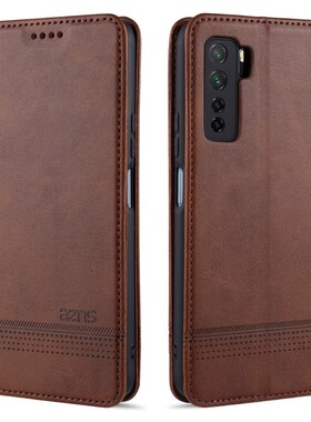 适用华为nova7se手机壳翻盖华为CDY-an20外壳6.5英寸华为CDY-AN00保护套皮夹novase7男士nove7se磁扣cd丫全包