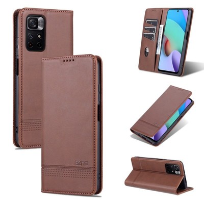 适用 小米21091116AC手机壳翻盖红米Note11 5G外壳6.60英寸红米NOTE115G保护套皮夹nata钢化膜REDMI磁扣noto?
