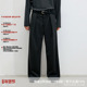 宽松直筒抗皱长裤 WHIMNOTION 25AW「撞钉千鸟格」重磅呢感休闲裤