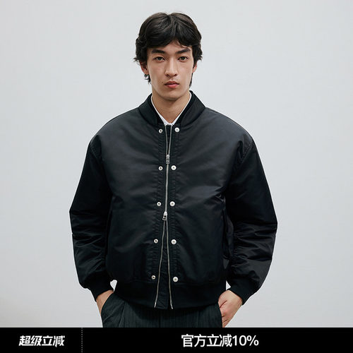 WHIMNOTION 25AW「双领结构」飞行夹克bomber 新雪丽KL型棉服外套