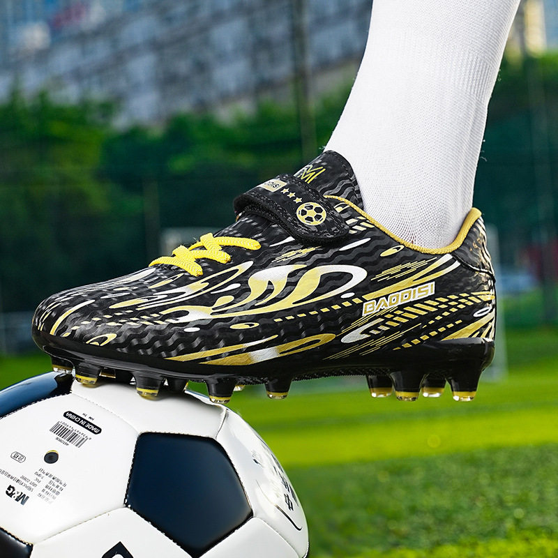 姆巴佩刺客魔术贴儿童足球鞋男童女童碎钉小学生长钉专业比赛训练