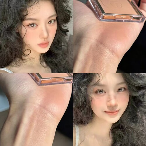 黄皮素颜天菜奶杏色单色腮红